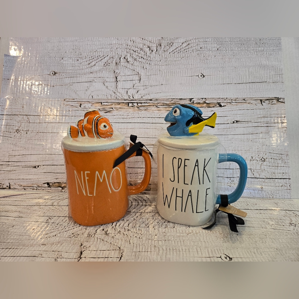 Rae Dunn/Pixar Finding Nemo mug Bundle